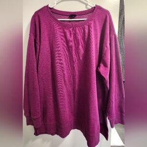 Purple Cozy Fleece Sweatshirt from Torrid